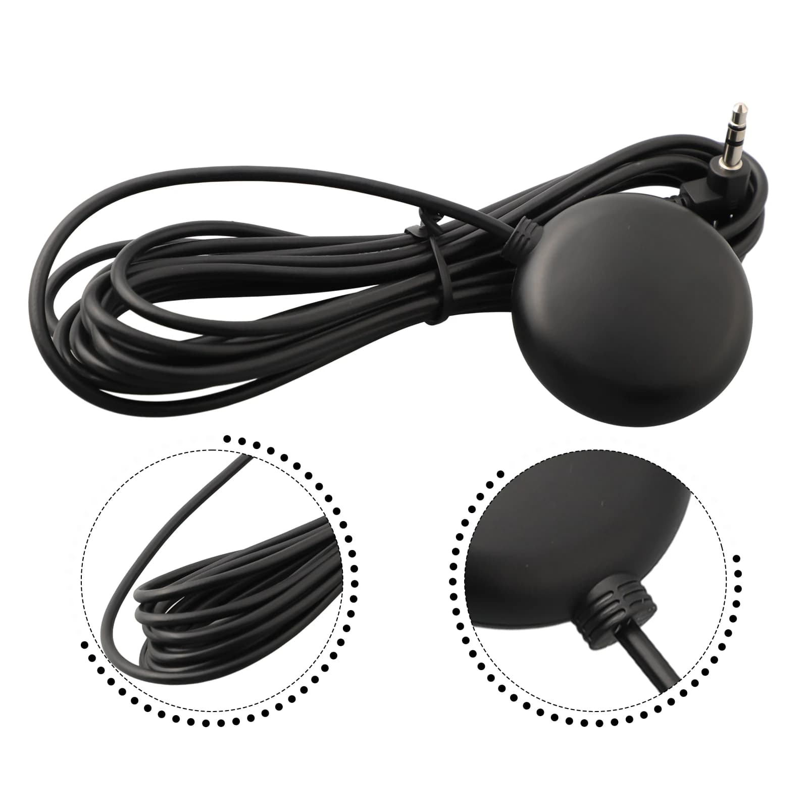 Accessori per auto Ricevitore GPS Telecamera da cruscotto da 3,5 mm Telecamere da cruscotto Antenna GPS esterna a gomito per apparecchiature con modulo GPS