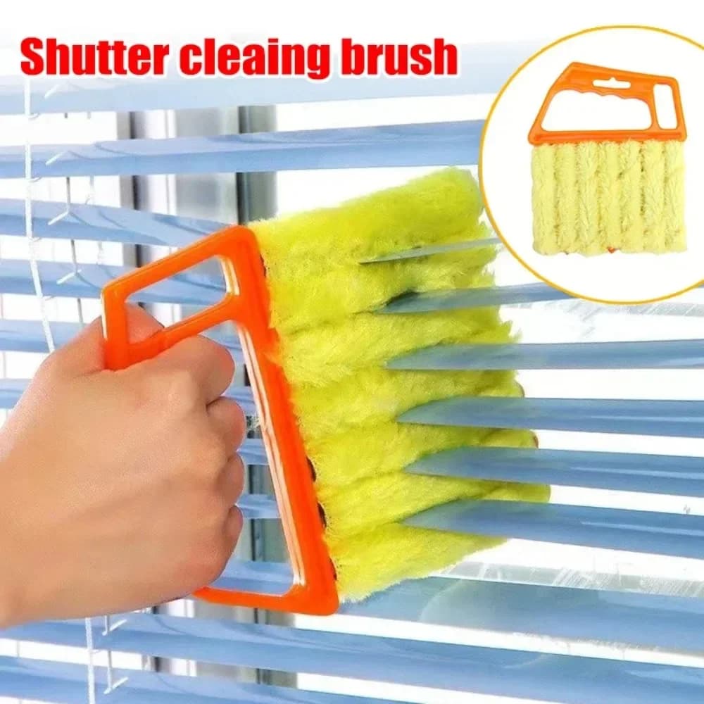 Spazzola per la pulizia delle finestre Pulizia del condizionatore d'aria in microfibra Detergente per spolverino Lavaggio del panno per la pulizia della lama cieca veneziana Utensile da cucina