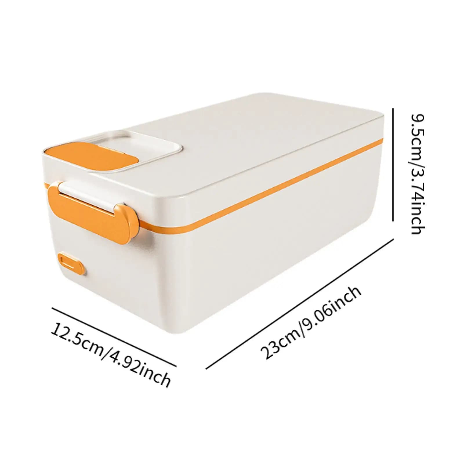 Large Capacity Electric Heated Lunchbox Thermal Food Heater Stainless Steel Meal Container for Office Workers
