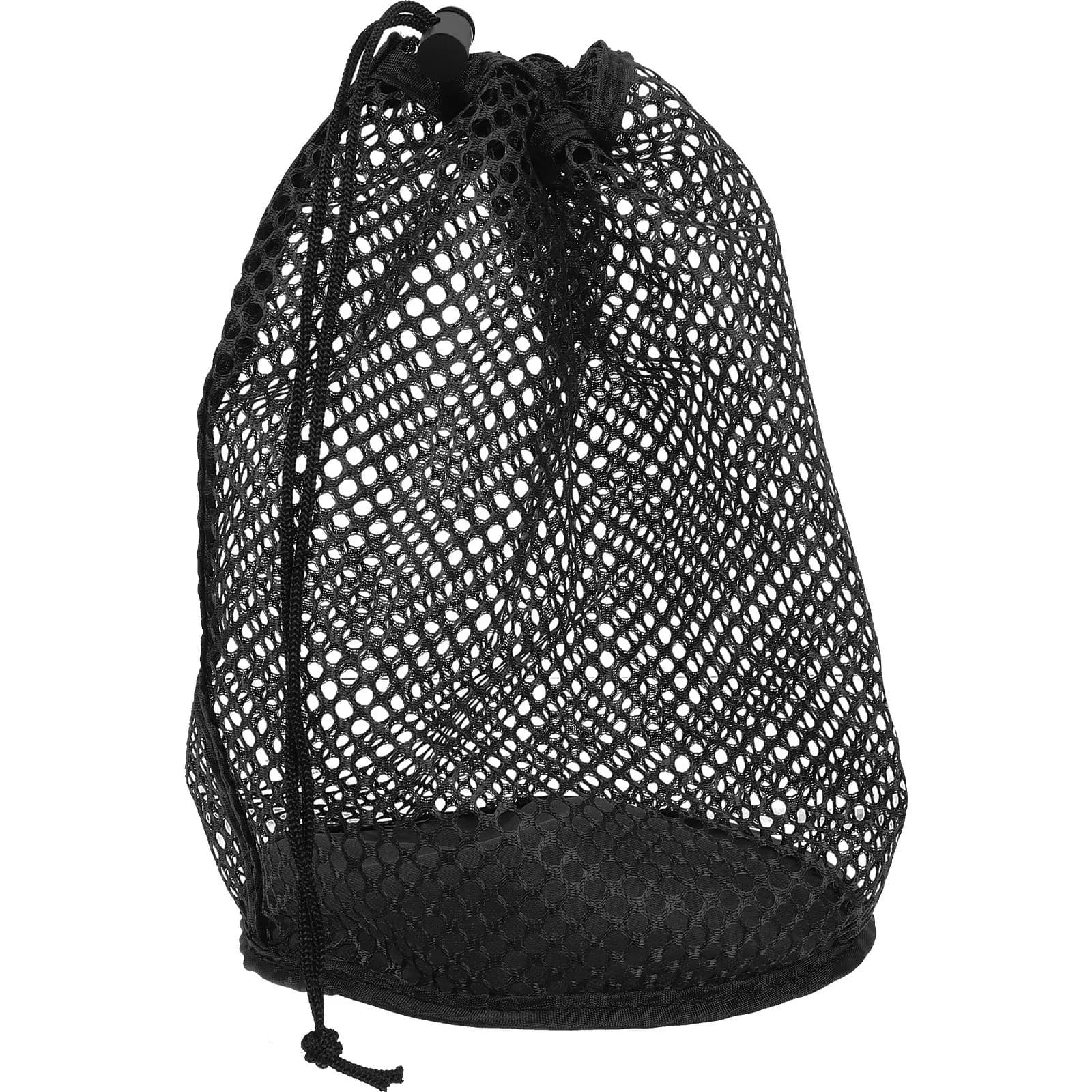 Borsa a rete per palline da golf, custodia porta palline da tennis, baseball, golf, organizer sportivo con coulisse, in nylon ad asciugatura rapida