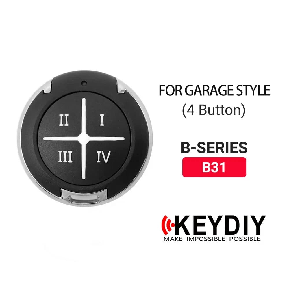 1 pz KEYDIY KD B31 Porta Del Garage di Controllo Remoto 4 Pulsanti Chiave A Distanza Dell'automobile per KD-x2 KD900 URG200 KD Serie B Telecomando Universale