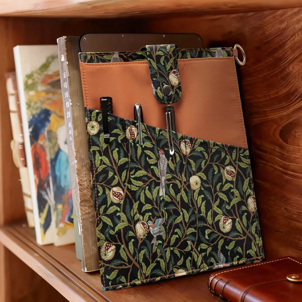Copertina per Quaderno A5 Personalizzata, Custodia per Libri con Motivo a Viti, Borsa per Libri, Regalo per Lettori, Accessori per Libri, Protezione per Libri