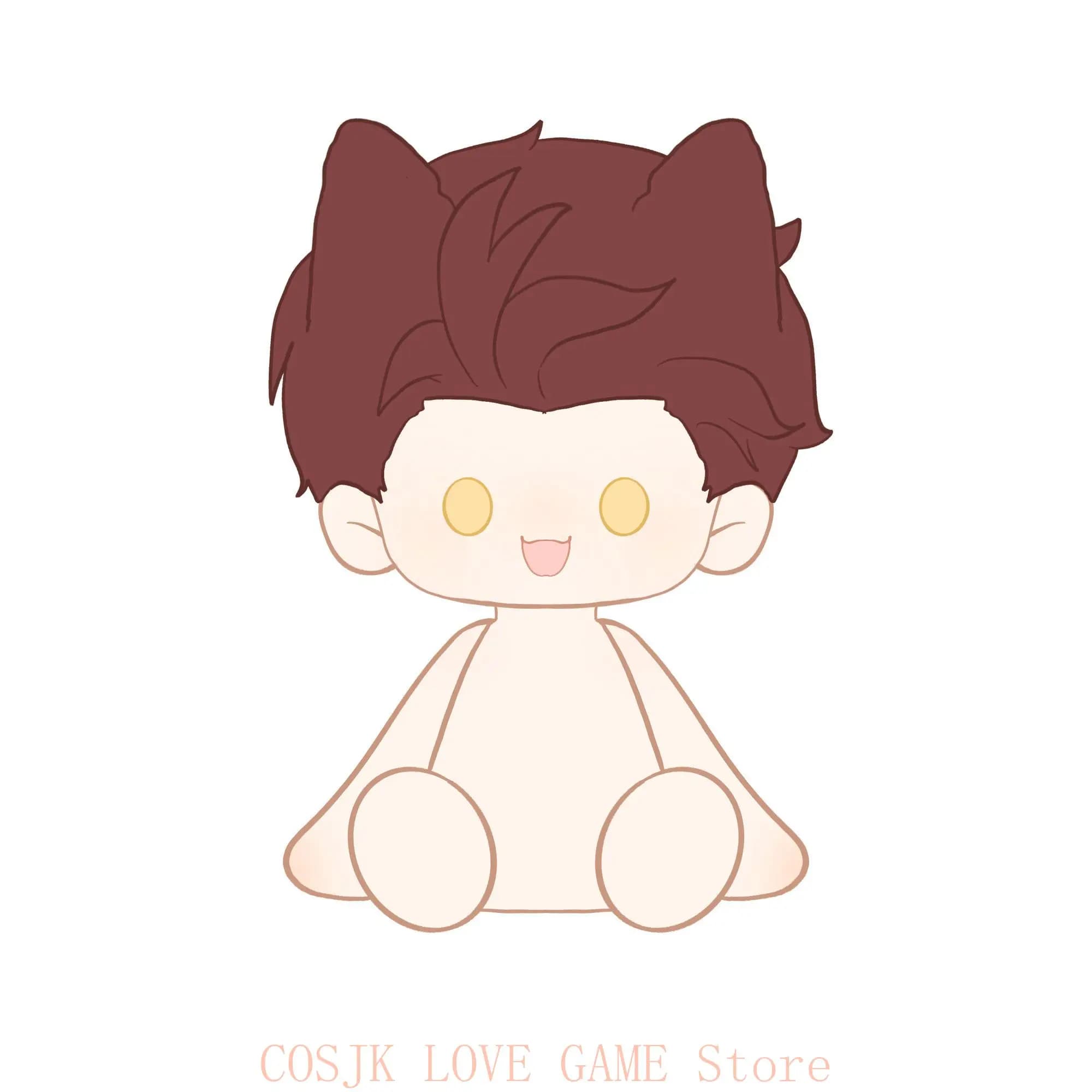 Game Love and Deepspace Role Valko Cute Plushies Cartoon Figure Figures Sitting Posture Plush Dress Up Pillows Model 40CM