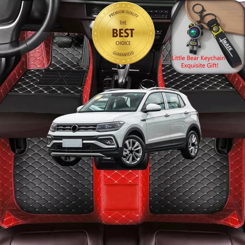 Misura su misura per VW T-Cross SUV 2019-2026 Tappetini per auto Accessori per auto di lusso Tappetini per tappeti per auto Tappeti per guida a sinistra/destra