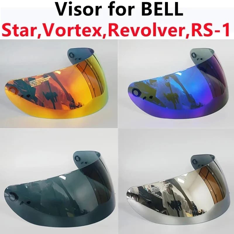 Visiera Dlx Mips per casco BELL RS2 Accessori visiera di ricambio per Qualifier/Star/Vortex/RS-1/Revolver