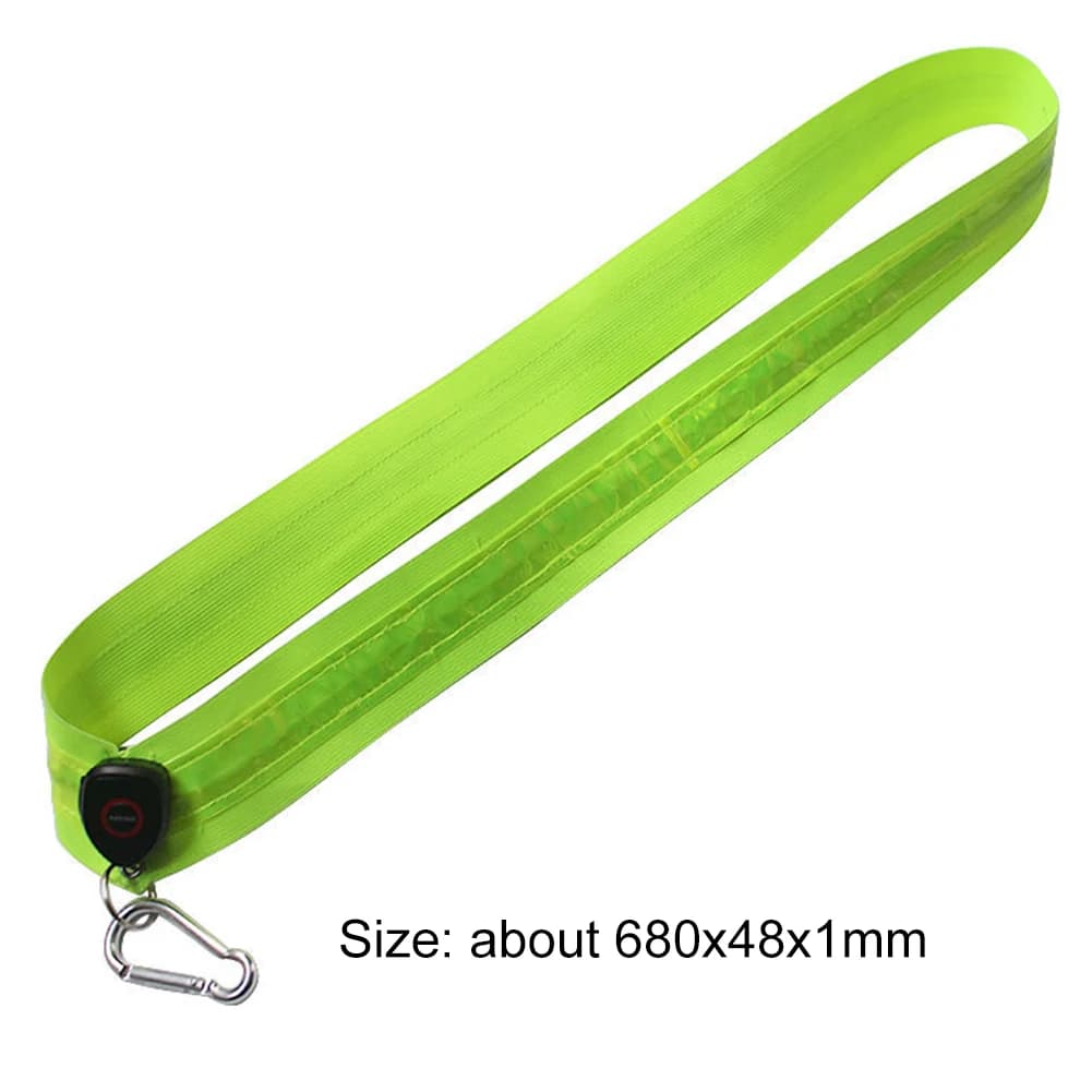 Reflective LED Belt for Men and Women, Night Safety Accessories for Hiking, Jogging and Walking