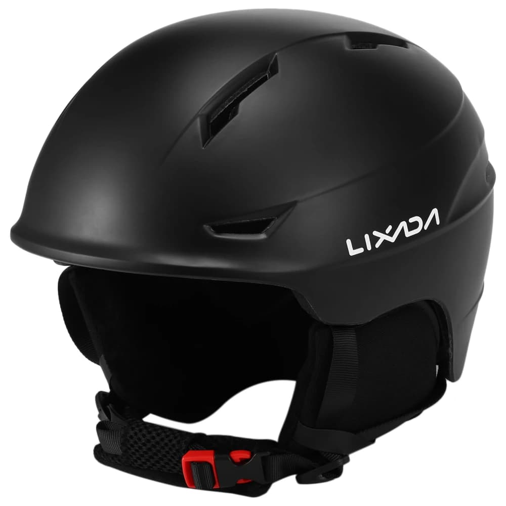 Casco da snowboard Paraorecchie staccabile Uomo Donna Casco da sci di sicurezza con occhiali Cinghia fissa Sci professionale Sport sulla neve