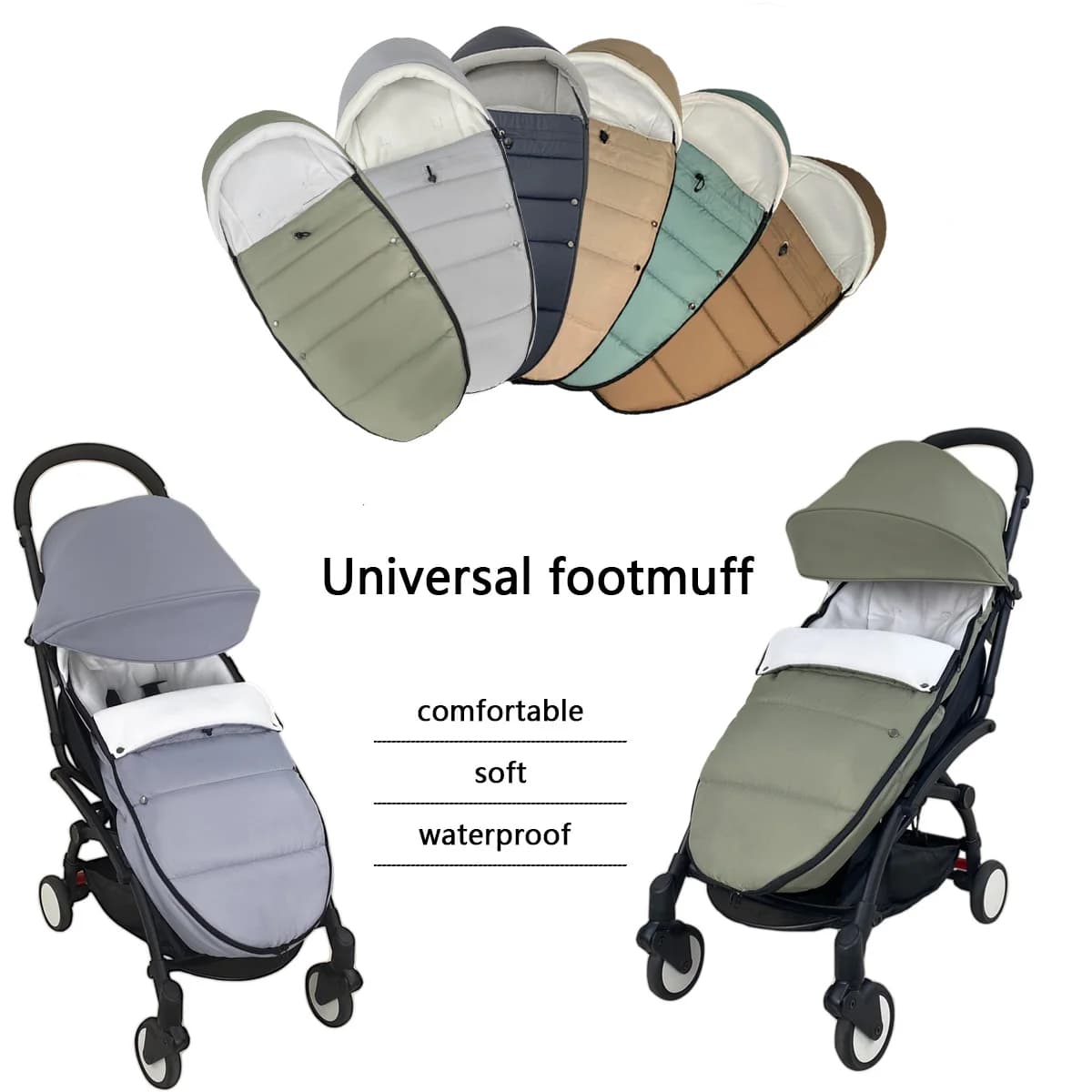 Universale 6-36M Inverno Passeggino Coprigambe Sacchetto Caldo Antinave Misura Per Babyzen yoyo Impermeabile Passeggino accessori