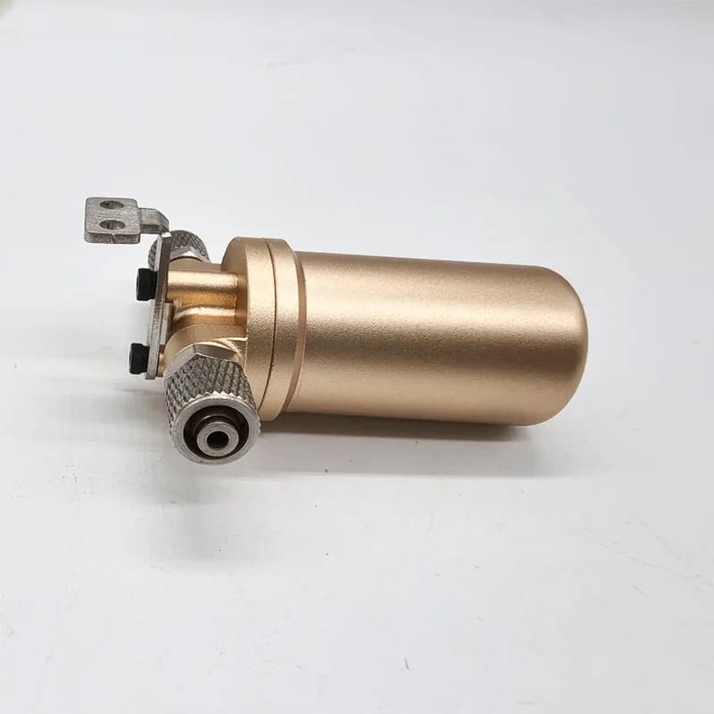 Modello di filtro metallico per olio idraulico RC 1/14 per parti fai da te per escavatore bulldozer per camion Tamiya