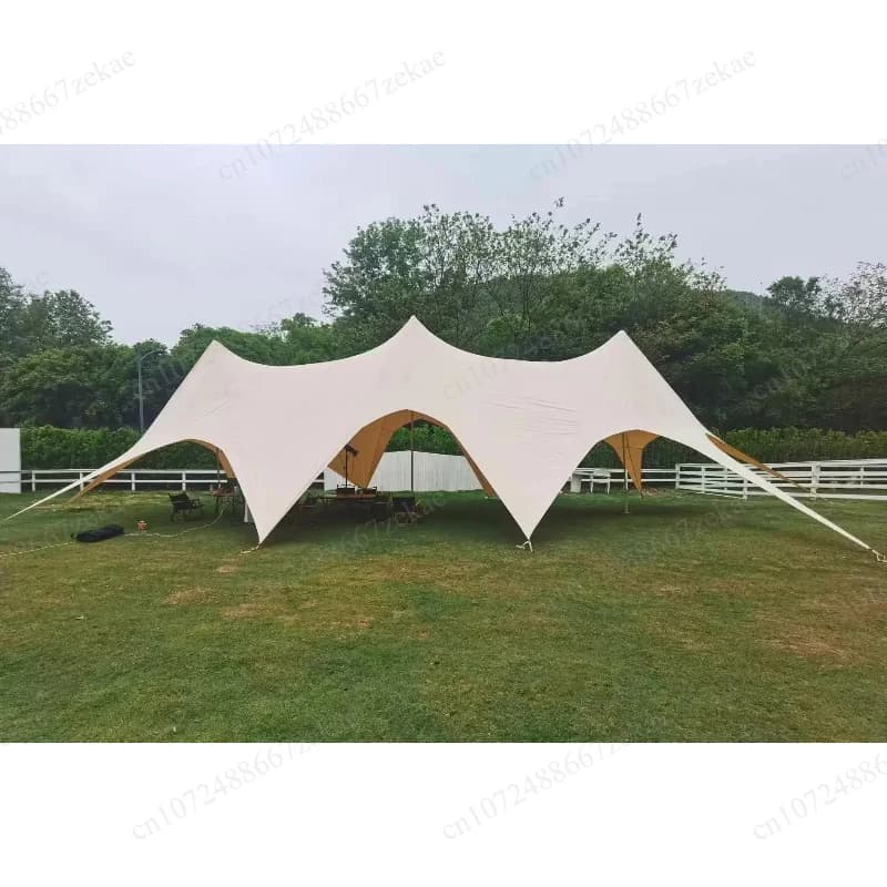 Tenda a Forma di Polpo Impermeabile e Resistente ai Raggi Solari, Ampio Spazio in Tessuto Oxford per Eventi all'Aperto