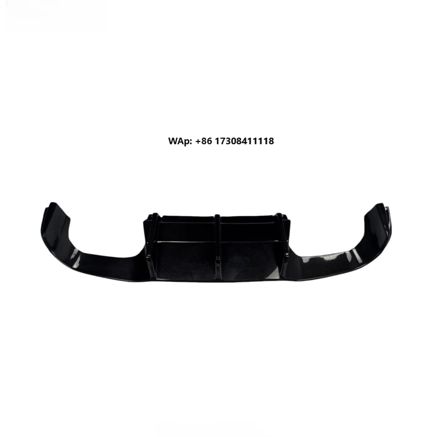Automotive Carbon Fiber Rear Bumper Suitable for F87 M2 TK Style Dry Carbon Rear Bumper Diffuser