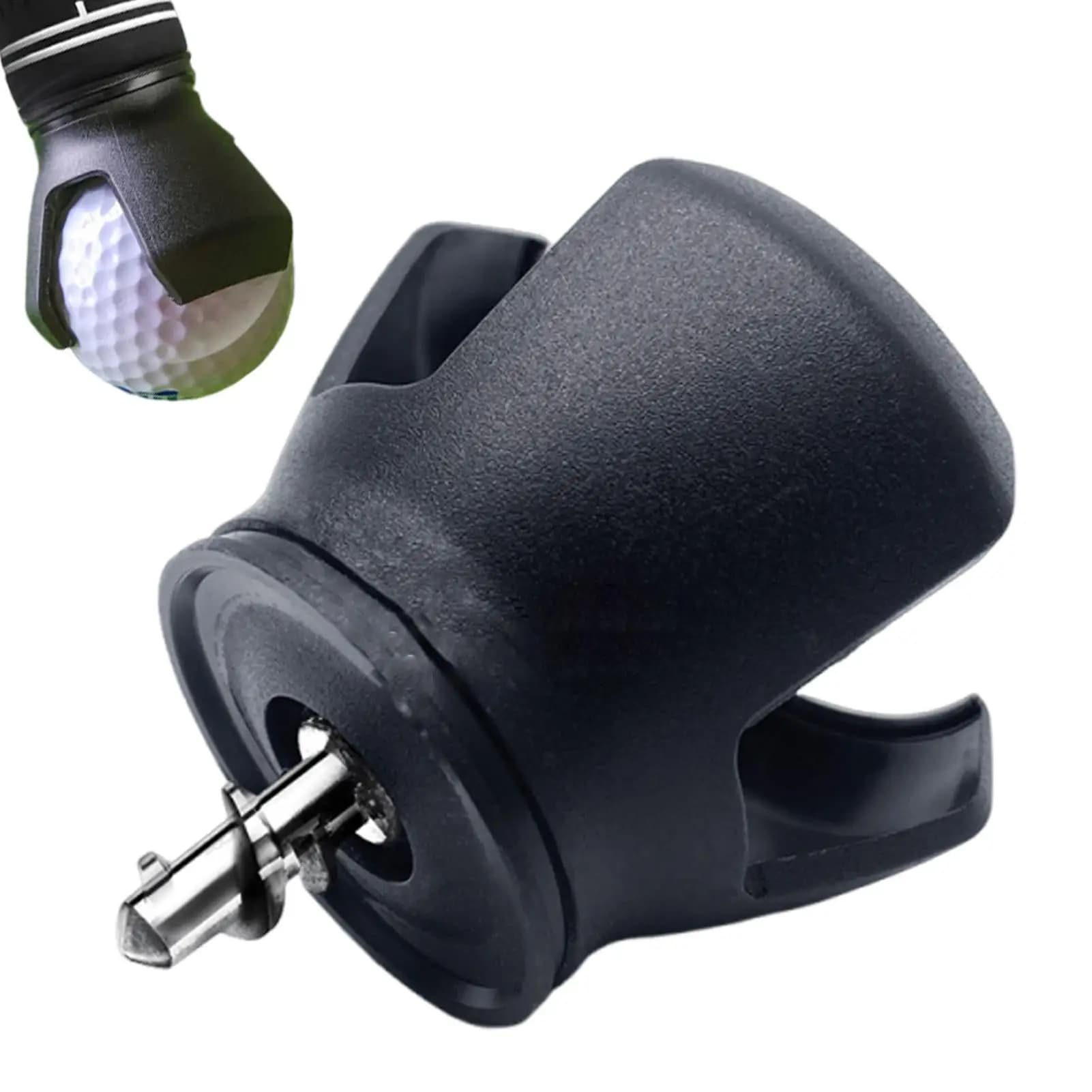 Golf Ball Pick Up Clip Tool Retriever Durable Back And Knee Saver Claw Grabber Screw-On Putter Tool Kit Training Accessories