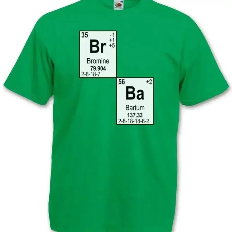 BR BA I LOGO T SHIRT Breaking Walter Heisenberg Meth Let s Cook Mr White Bathroom