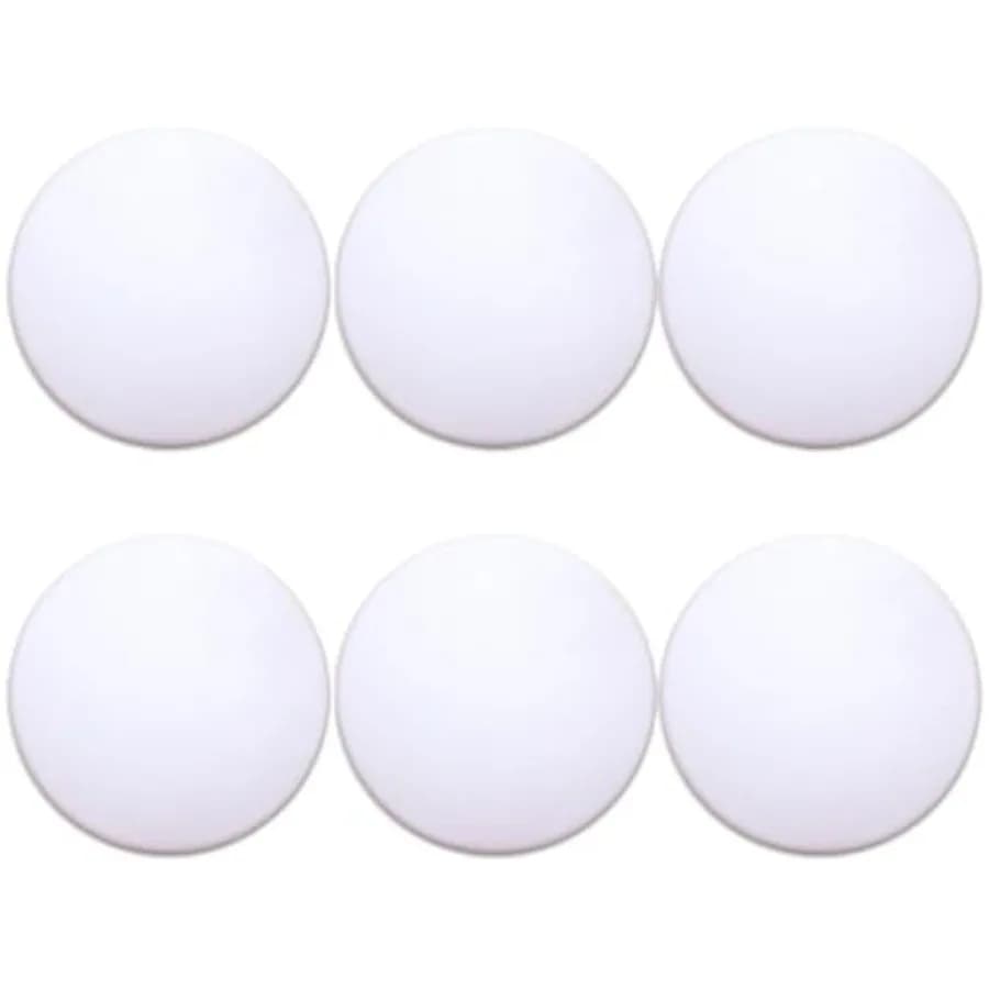 Fermaporta 6 Pezzi, Protezione per Parete. Paracolpi per porte in silicone bianco da 2 pollici con forte adesivo rinforzato in gomma, Ro