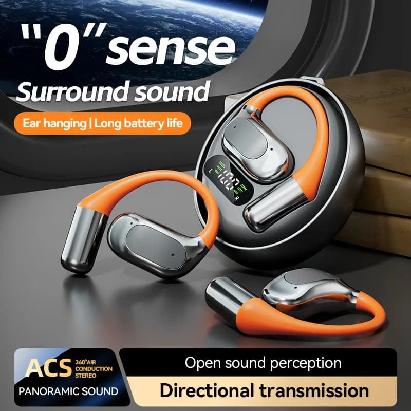 AI OWS High Sound Quality Translation Sleep Wireless Headphone Long Battery Life Bluetooth Earphone Noise Reduction Work Earbud
