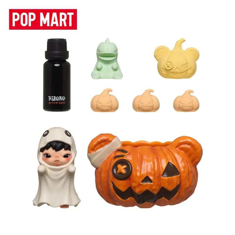 New Pop Mart Hirono Silent Field Series No Fire Aroma Diffuser Ornament Creative Desktop Decor Halloween Gift For Fans