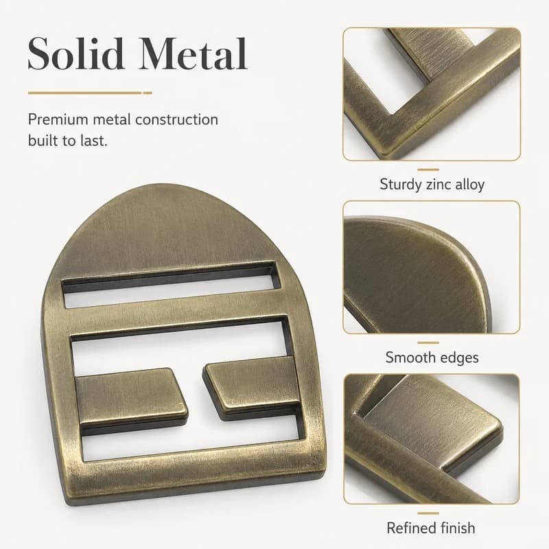 5/10Pcs 25mm Metal Tri-Glide Strap Buckles Adjustable Slider Clasp for Backpack Shoulder Bag Dog Collar Webbing Leather Crafts