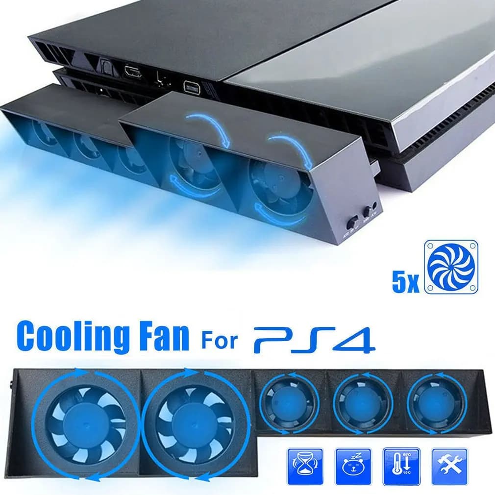 Supporto ventola base per console di gioco Sony PS4 Pro Slim Play Station Playstation PS 4 Supporto di raffreddamento Accessori di raffreddamento Supporto da gioco