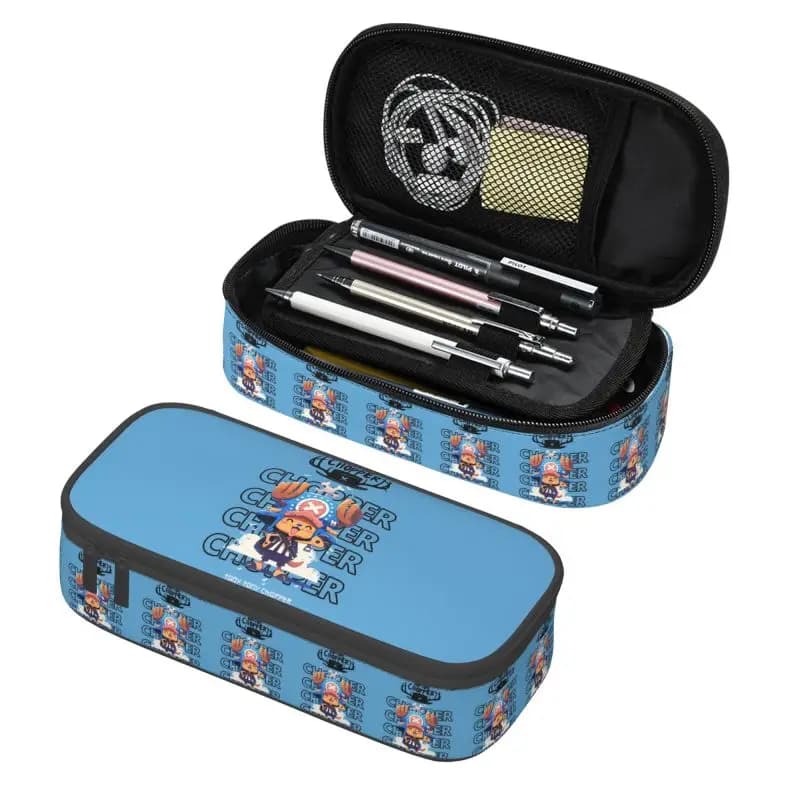 Astucci per matite Tony Tony Chopper per ragazza e ragazzo, astuccio portapenne One Piece di grandi dimensioni, accessori scolastici