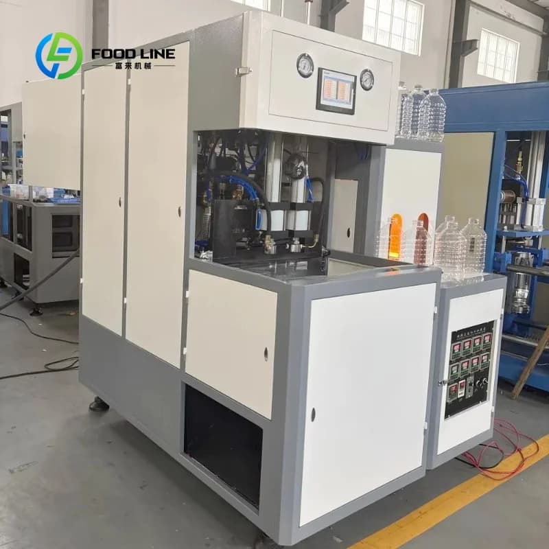 Customized 2 Cavity Automatic PET Blow Molding Machine Plastic Edible Oil Water Bottle Blower Plastic Container Making Equipment