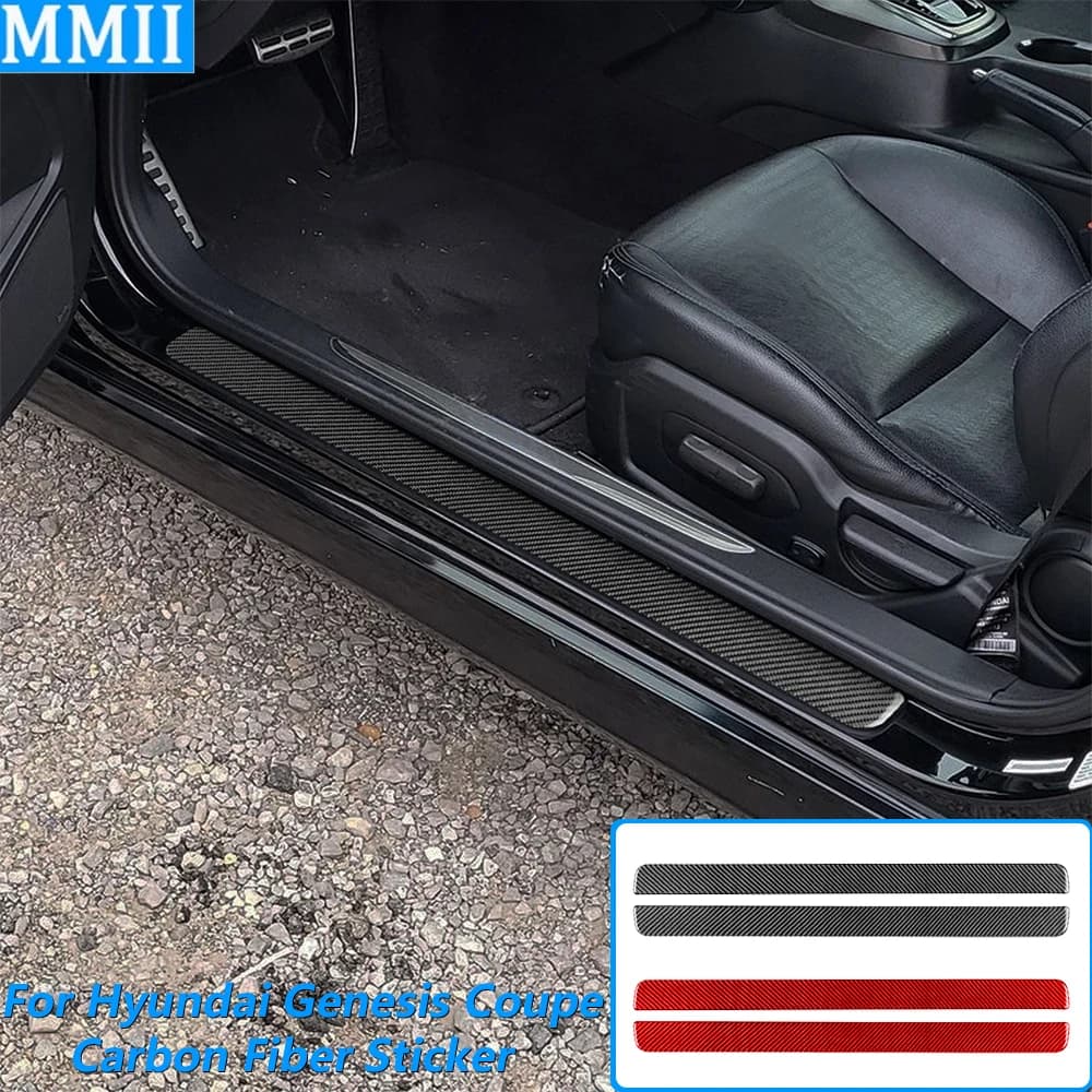Per Hyundai Genesis Coupe 2010-2016, Copertura del Pannello Sottoporta Interno in Fibra di Carbonio, Accessori Auto, Decorazione Adesiva