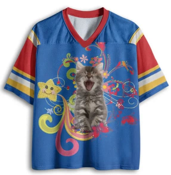 Maglietta 3D stampata con gatto stravagante che fa uno starnuto, per adulti e bambini, divertente al punto di far perdere la vista, T-shirt streetwear a blocchi di colore di nicchia e originale