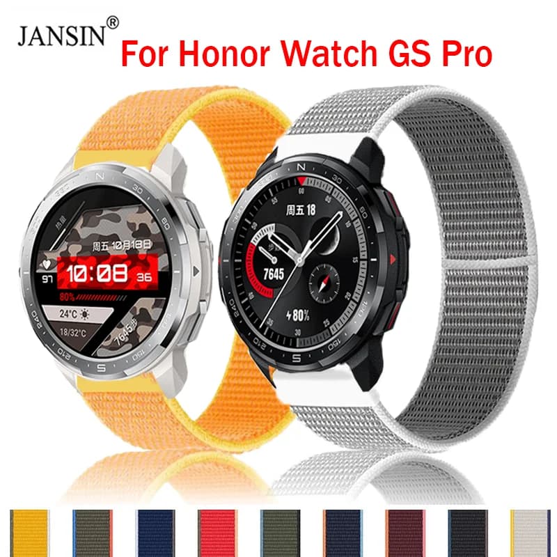 Cinturino in nylon per Honor Watch GS Pro cinturino cinturino per Huawei Honor Watch GS Pro cinturino di ricambio Smartwatch Correa