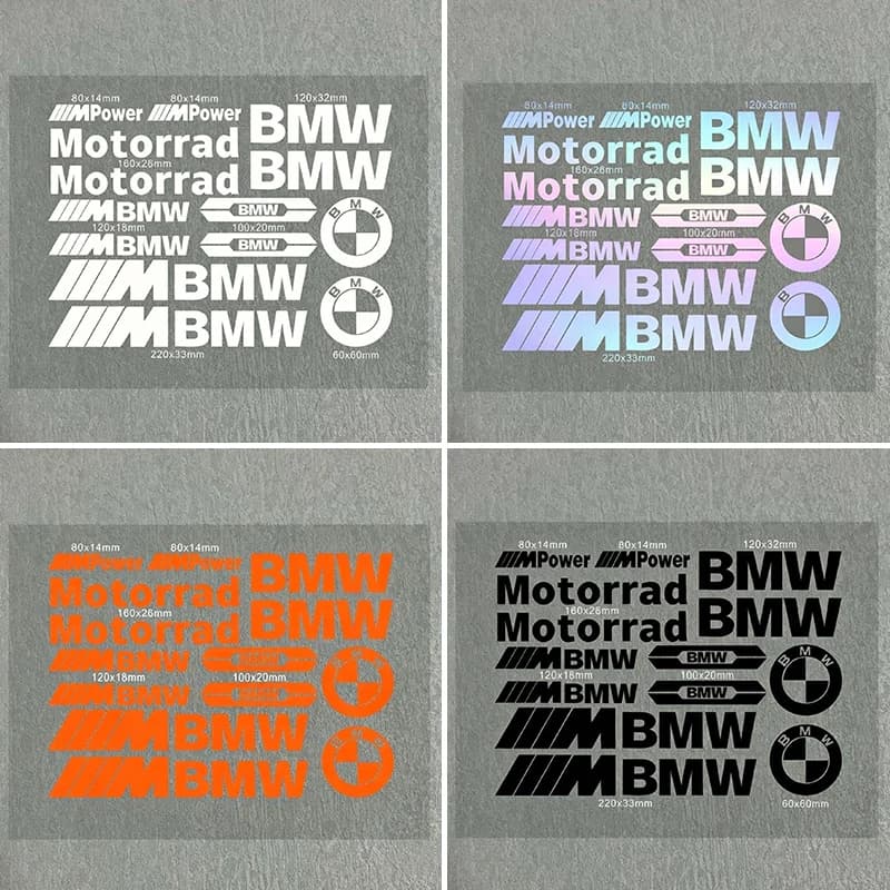 Vinyl Motorcycle Car Body Modification Stickers Waterproof Decals For BMW M X1 X3 X5 X6 X7 M3 E84 E83 F25 E91 E60 E30 E90