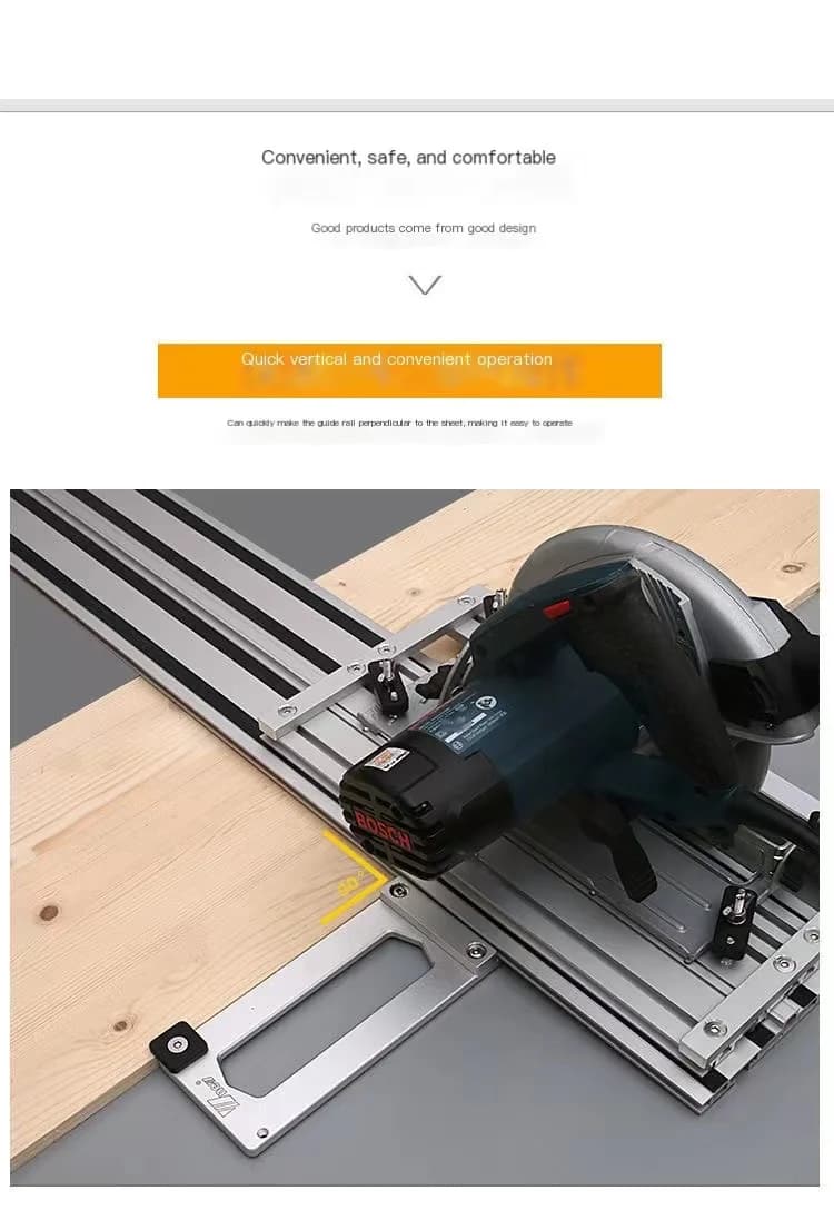 140 cm 120 cm DIY wood processing 90 ° Right angle guide rail clamp Tool for angle cutter for electric circular saw for Makita