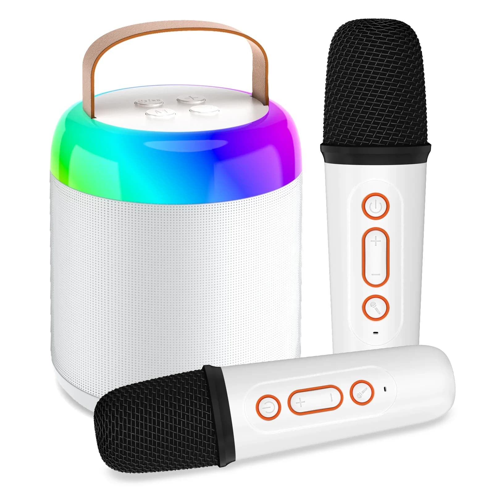 Microfono altoparlante Basix Microfono karaoke integrato Canto domestico Karaoke Famiglia Altoparlante portatile esterno wireless BT