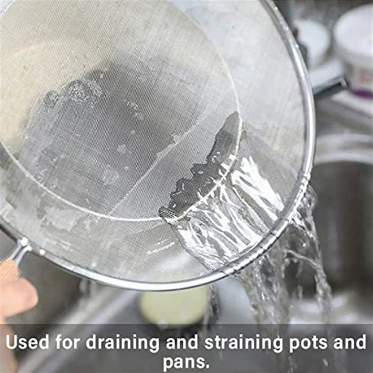 A06RP Cooking Frying Stainless Steel Anti Splatter Guard Oil Net Grease Splatter Screen Pan Mesh Guard Splash Cover 33cm