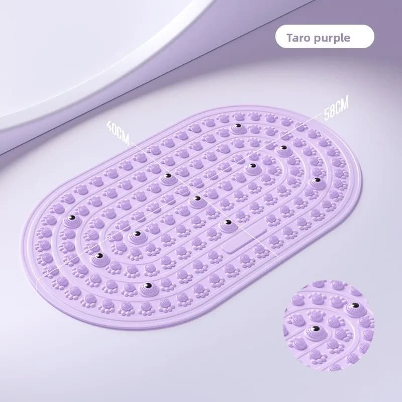 Tappetino extra largo in silicone morbido e spesso per riflessologia, tappetino per agopressione per adulti, per massaggio ai piedi, rilassamento muscolare, yoga, jogging