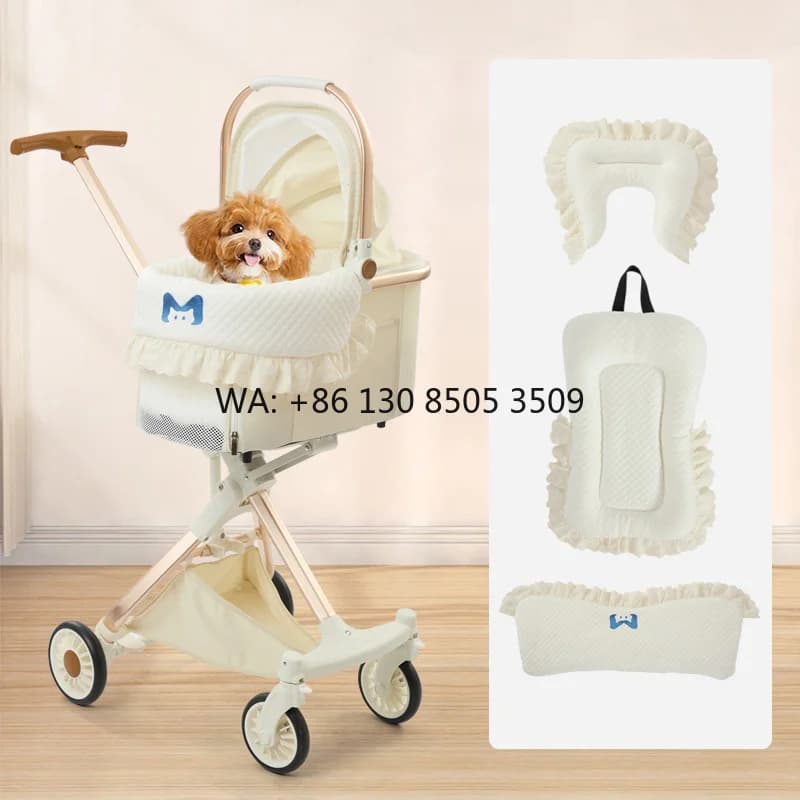 Nuovo Design Economico Set di Tre Tappetini Imbottiti per Passeggino per Cani a Prezzo di Fabbrica