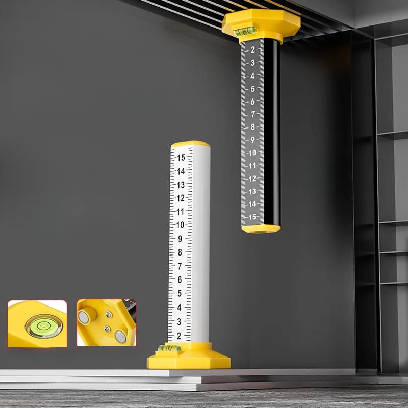 Chiglia in acciaio leggero Soffitto sospeso Livellamento Righello speciale Altezza uguale Righello orizzontale Piastrellatura magnetica Piastrelle Laying Gradienter