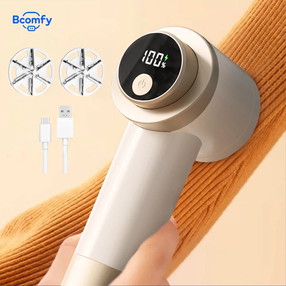 Levapelucchi per vestiti Rasoio elettrico portatile per tessuti Rasoio per vestiti ricaricabile USB Display digitale Dispositivo per la rimozione dei pellet del maglione