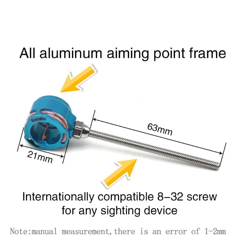 1pc TR1005 Arco ricurvo Mirino Strumento di mira Scope Tiro con l'arco Accessorio per tiro Mano destra