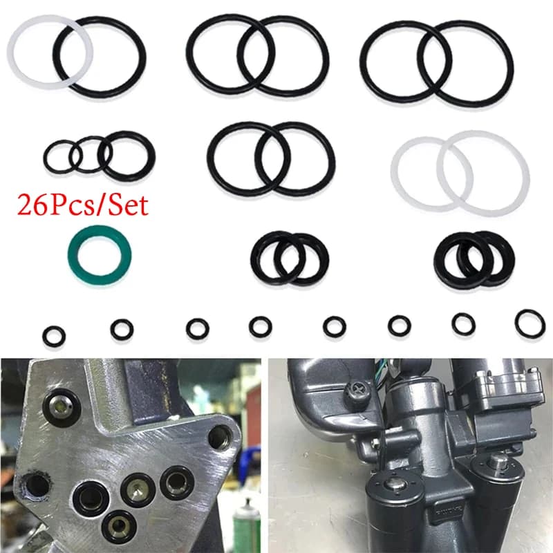 115225FS Seal Kit Trim/Tilt Cap & Cylinder O-Ring for Yamaha 1997-Up 115HP 150HP 175HP 200HP (Some 225HP 250HP) For Showa Suzuki