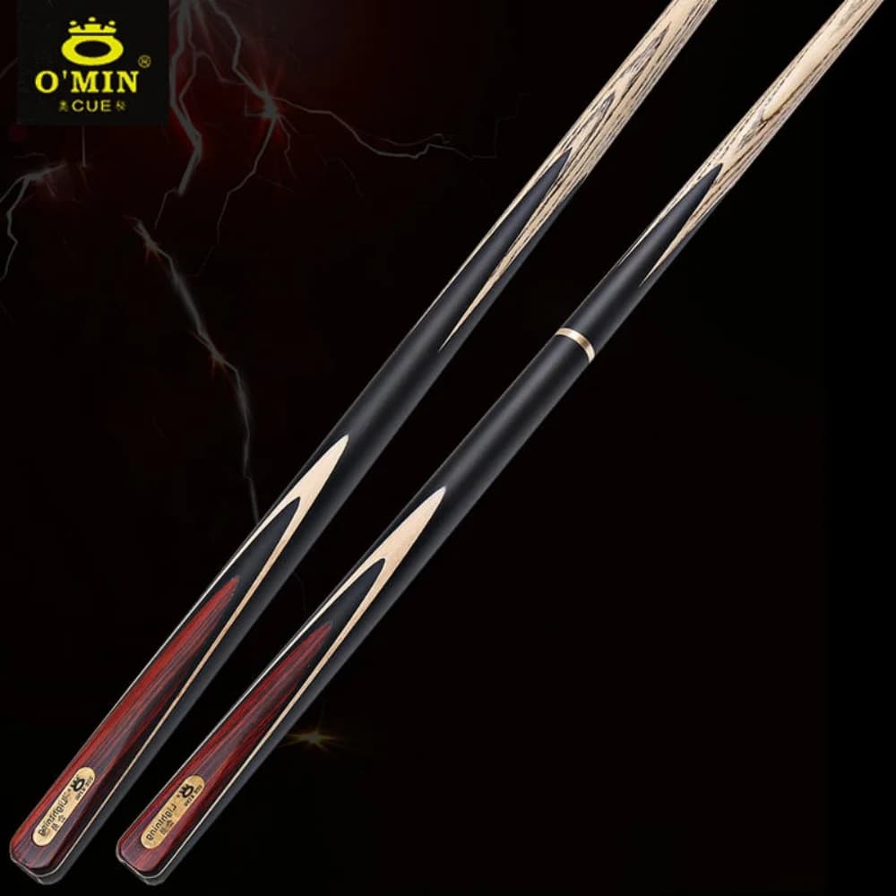 OMIN 57" Flash Lightning Snooker Biliardo Stecca da biliardo Set 9,5/10/11,5 mm