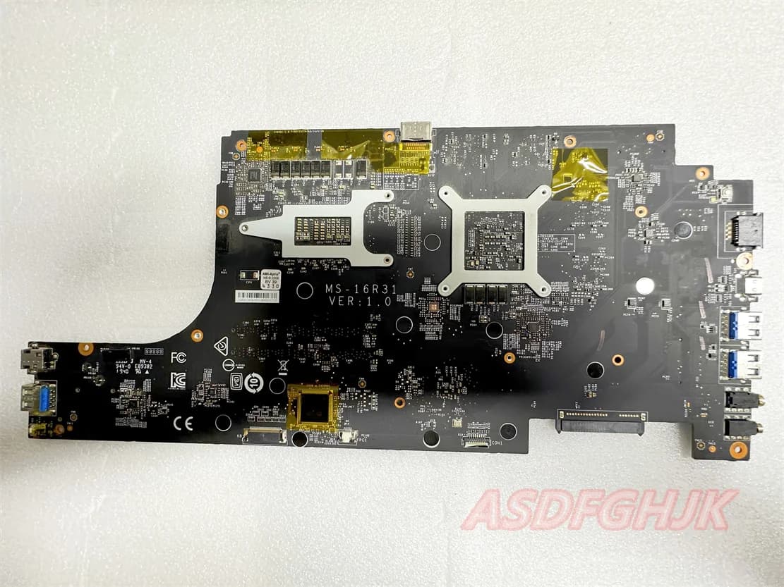 PER MSI GF63 MS-16R31 SCHEDA MADRE DEL COMPUTER PORTATILE Sottile 9SC-088CN CON I5-9300HQ I7-9750H E GTX1050MTI TEST OK