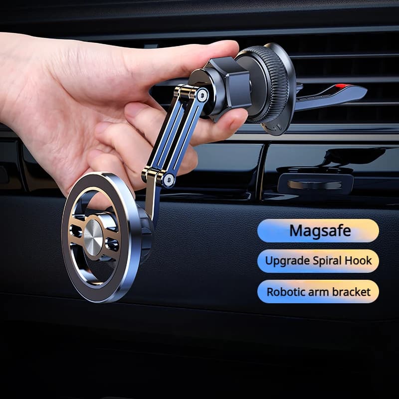 Oatsbasf Supporto per telefono Magsafe per auto Supporto per telefono Airout magnetico Magnete di regolazione multi-angolo Staffa per telefono stabile con cuscinetto ad alto carico