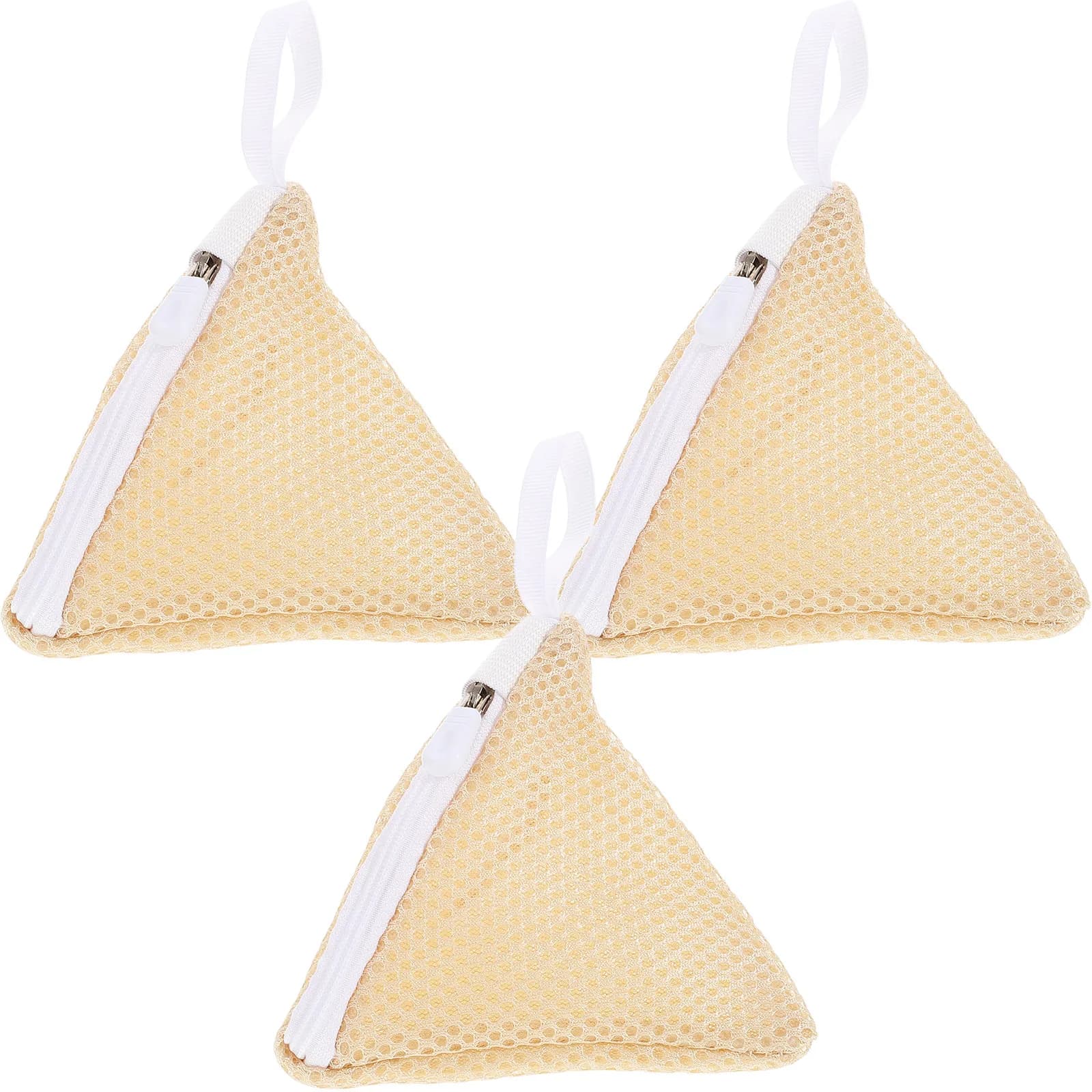 3Pcs Strong Polyester Laundry Mesh Bags for Washing Machine Delicate Clothes Protection Travel Storage Organizer Socks Bras