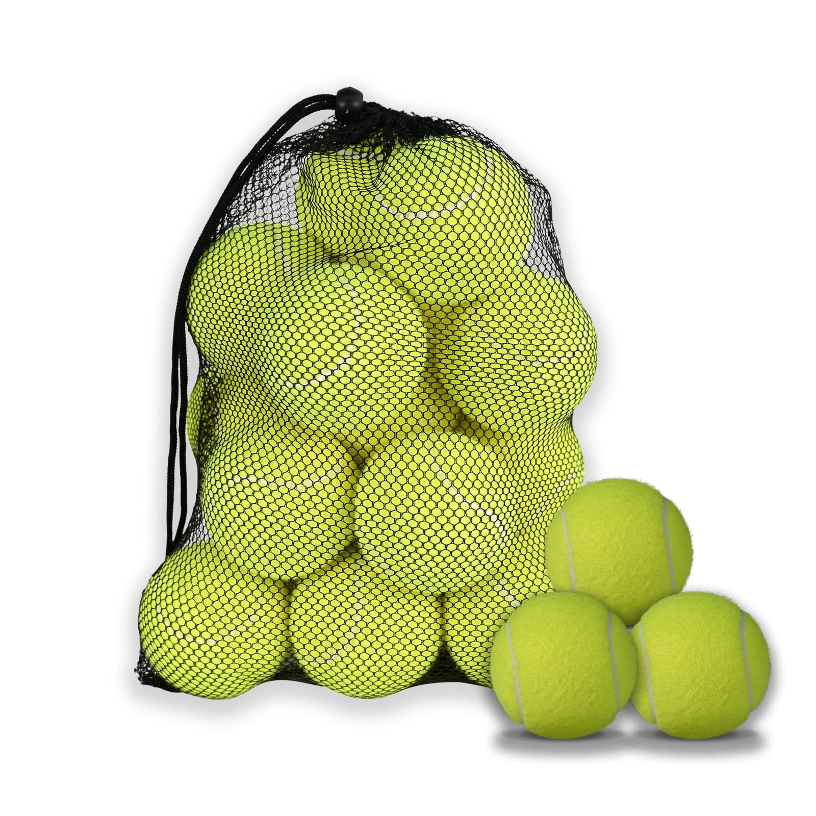Confezione da 12/20 Palline da Tennis di Dimensioni Standard Senza Perdita di Pressione Rimbalzo Costante per Allenamento Tennis Gioco con Cani e Tennis da Spiaggia