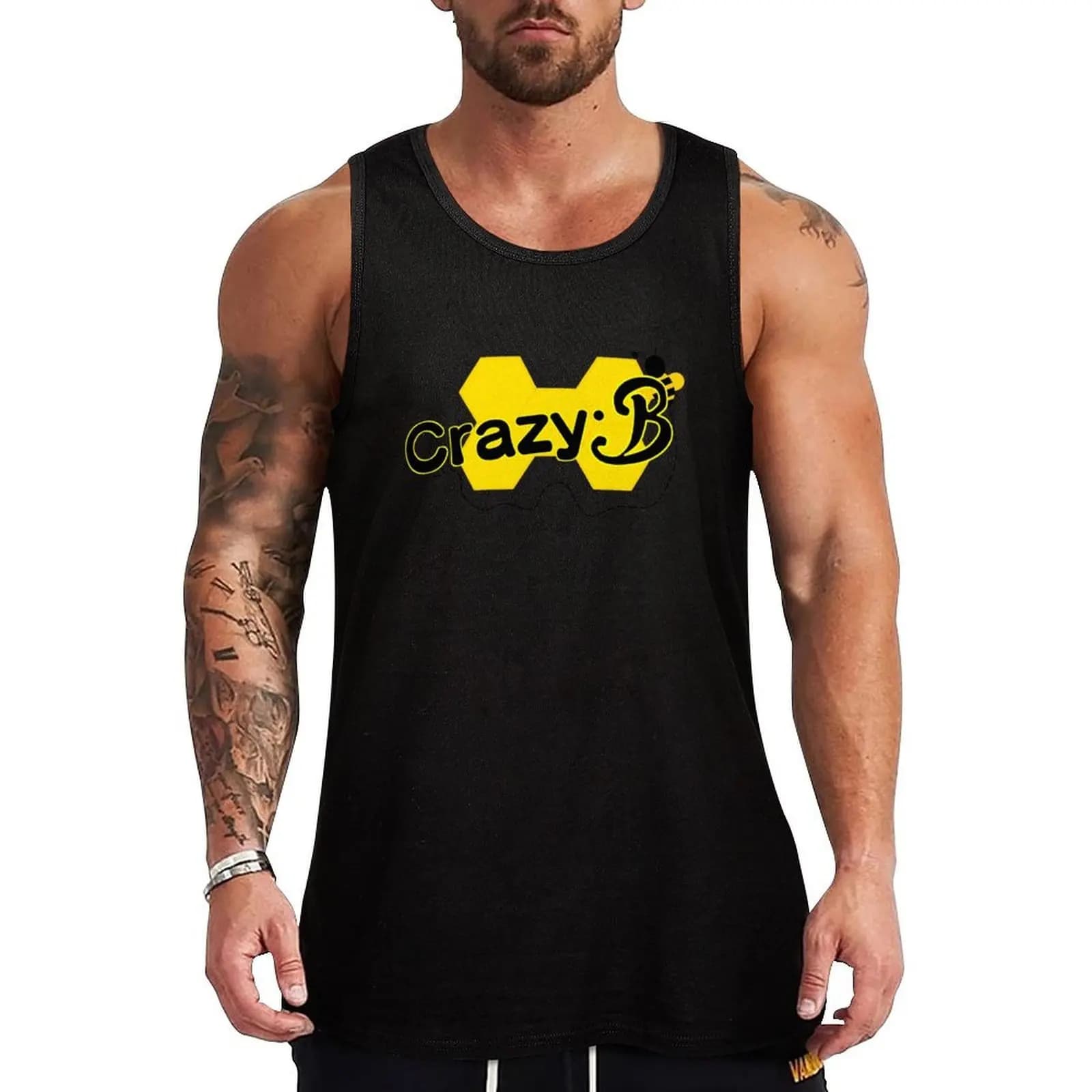 Crazy:B Tank Top Canotta estiva senza maniche, casual, ampia, da spiaggia