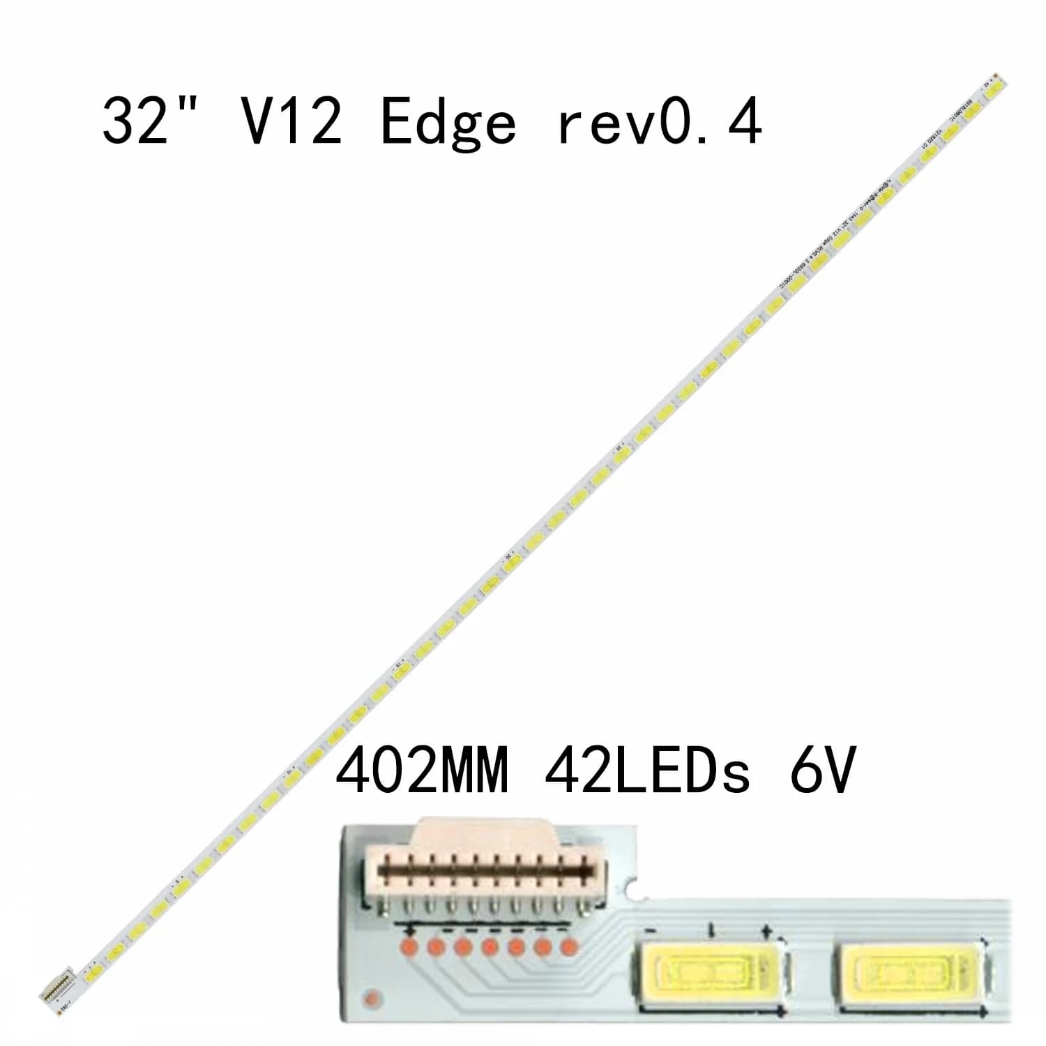 Striscia LED 42 lampade 32" V12 Edge REV1.3 7 6920L-0148A 6922L-0010A KLV-32EX355 KLV-32HX555 LED32R7000PDE 32E82RD LC320EXN SE A3 P1