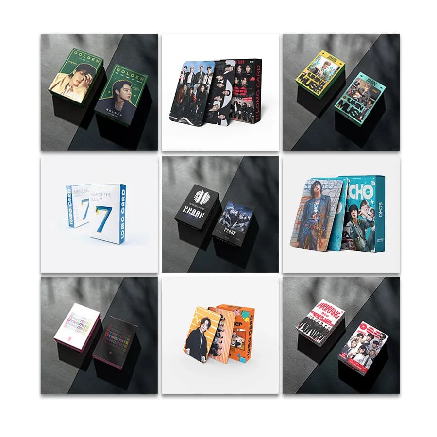 KPOP JIN Personal new album ECHO.new album "Proof" Kpop JUNG KOOK.LOMO card double-sided high-definition printing card