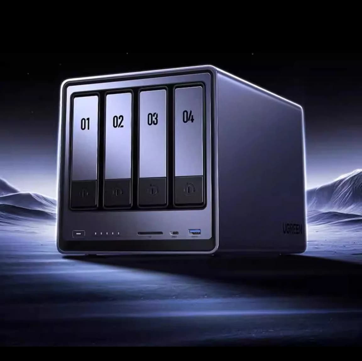 DXP4800 PRO 4-Bay AI Cloud NAS 2*2.5GbE 4K Network Storage