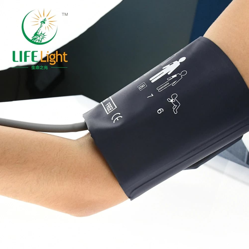 Reusable BP Nylon TPU cuff for blood pressure, without connector, NIBP cuff without bladder, single tube for patient monitor