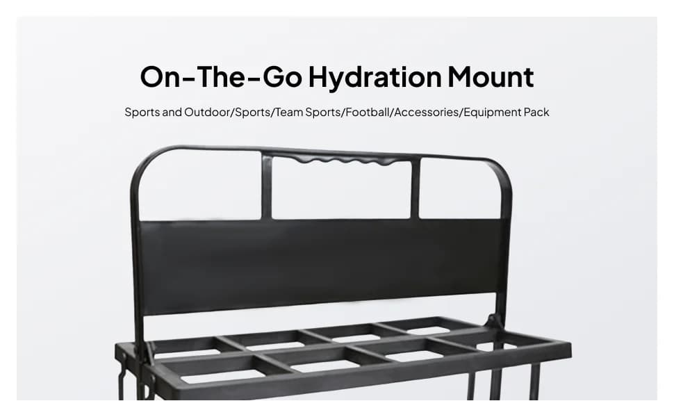 Soccers Water Bottle Carrier Drink Holder Camping Shelf Fitness Bike Gym