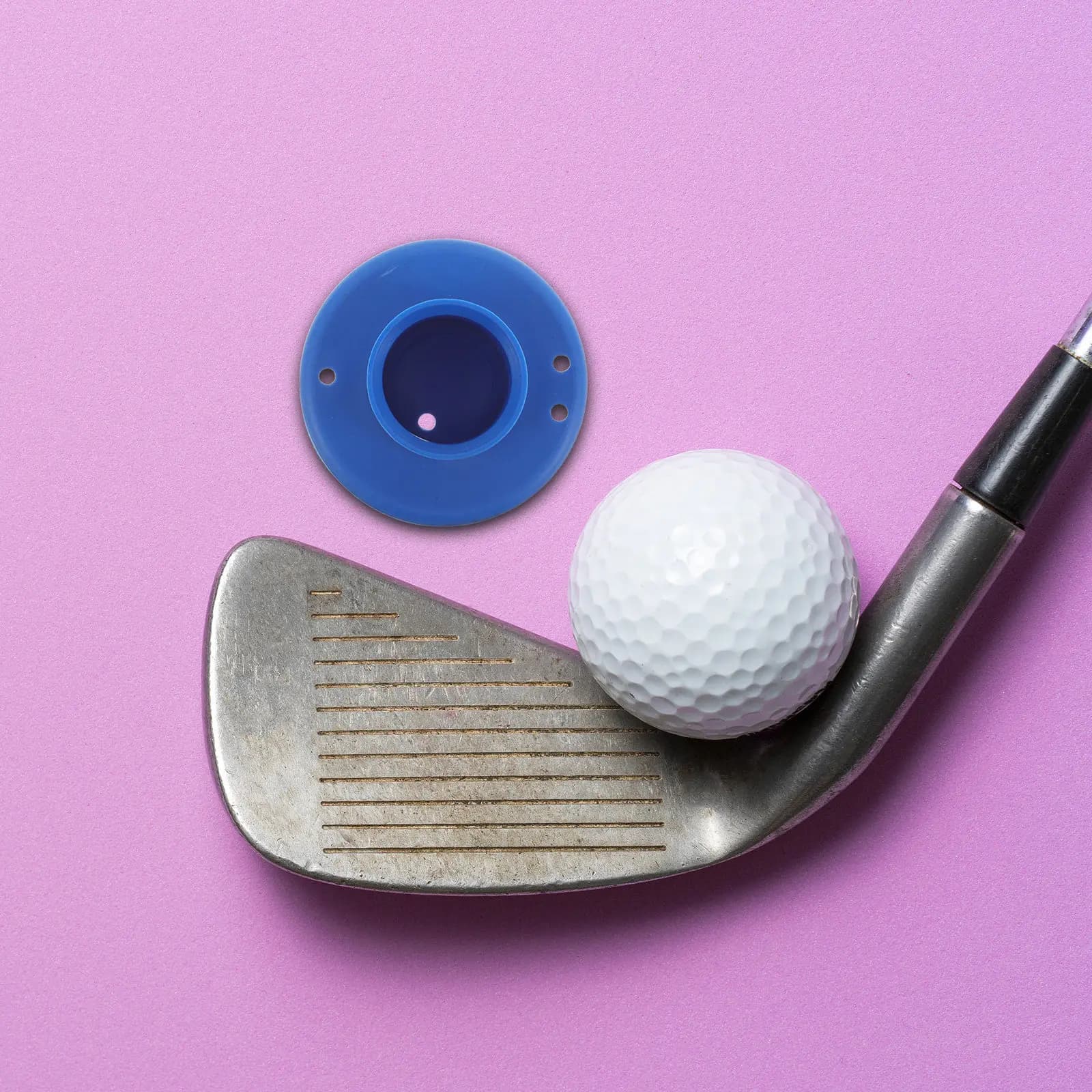 2 Pezzi Tee da Golf in Gomma, Supporto per Palline, Accessori Essenziali per la Pratica, per Campo Pratica, Interno ed Esterno, Simulatore