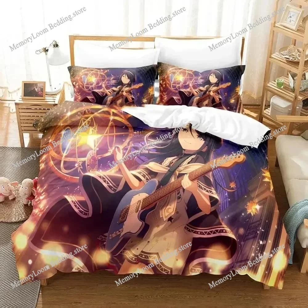 Anime Project SEKAI Hoshino Ichika Set biancheria da letto Ragazzi Ragazze Twin Queen Size Copripiumino Federa Letto Bambini Adulti